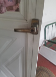 storm door lock repair